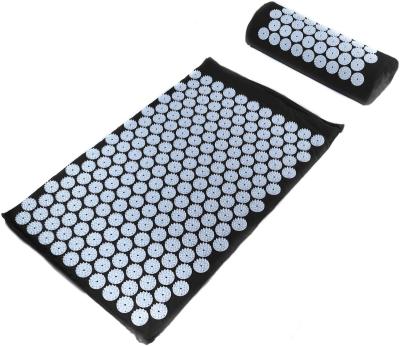 Chine Soulagez le yoga sciatique Mat Black Acupressure Pad d'Acupressure de massage de 66*24cm à vendre