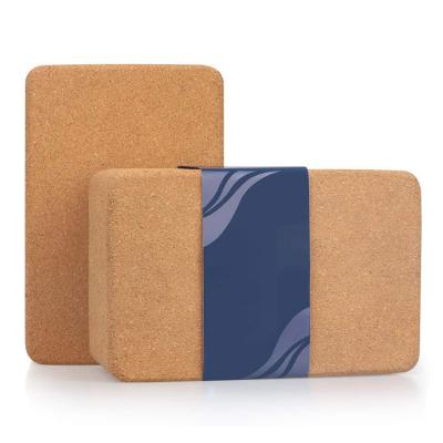 Chine pouce Cork Yoga Brick Non Toxic Cork Block Fitness Workout Tools de 750g 3x6x9 à vendre