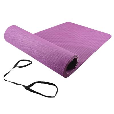 China 183x61cm ZH Stärke-Rollable Eigenmarke der Riss-beständige Trainings-Yoga-Matten-6mm zu verkaufen