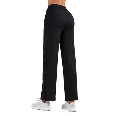 China Flare Yoga Pants For Women With Pockets Custom Logo for sale