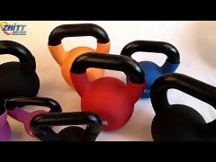 Gym Workouts 10kg Cast Iron Kettlebell Vinyl Coated Anti Abrasion