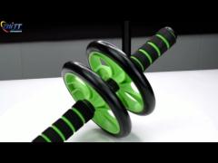 Body Building  Gym Workout Nutrilite Abdomen Round Ab Wheel Roller Set