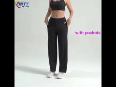 High Waisted Flare wide leg Yoga Pants Factory in China