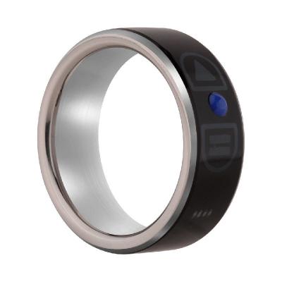 China APP Control Smart Rings Keychain Black Brush Video Tech Artifact Smart Ring Take Photos Hi-Tech Remote Control Ring for sale