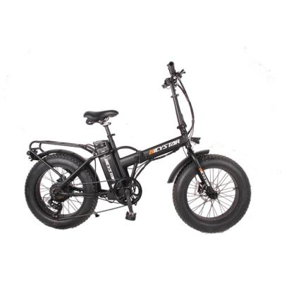 中国 20 INCH FOLDING BIKE Steel ELECTRIC BIKE FAT TIRES 4.0 250W E BIKE FAT FOR SALE 販売のため