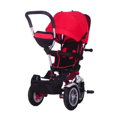 China Ride On Cheap Toy Factory Price Girls Baby Tricycles With Umbrella New UK Model 4 In 1 Baby Walker Tricycle For 6 Months Kids Te koop