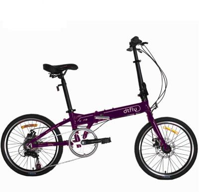 China New Design Hot Sale Folding Bike Light Pink Mini Folding Bicycle Hot Sale Steel Folding Bike for sale