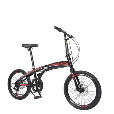 China 2020 Hot Sale 20 Inch Alloy Rim Folding Steel Cycle Spoke Folding Bike 6 Speed ​​Mini Folding Bike en venta