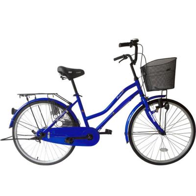 China 2022 Popular Woman Steel City Bike 24inch City Bicycle City Cycling 26 Inch Bike for sale