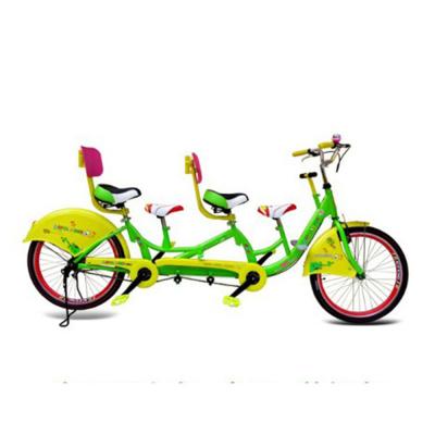 China Popular J person 3 26 inch beach cruiser tandem bike for sale en venta