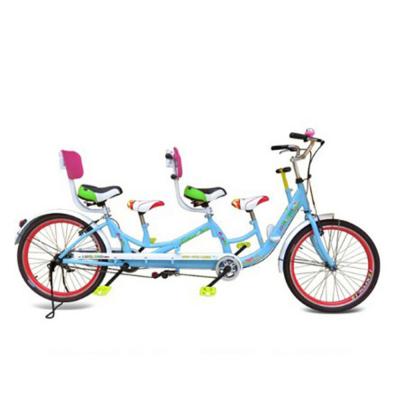 China Popular J 2 Person 3 Person Tandem Bike 2 People Bike Surrey Bike For Sale en venta