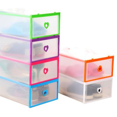 China Durable Wholesale transparent acrylic magnetic side open door shoebox, dust-proof bag storage box sneaker storage display cabinet for sale