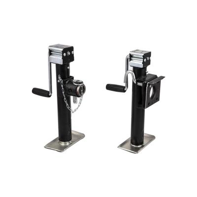 China Truck Professional Manufacturer Handset Swivel Drop Leg Wheel Trailer Jack Stand for sale