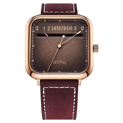 China Factory Direct Luxury Atowak 3ATM Waterproof Mechanical Watches Unisex for sale