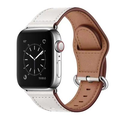 China Apple watches strap Premium Leather watch band suitable for iwatch 1 2 3 4 5 6 se7 Generation watch band for sale