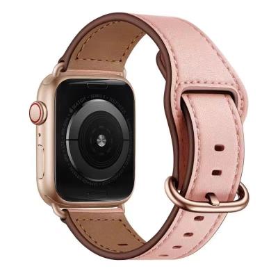 China Apple watches strap PU vintage leather watch band suitable for iwatch 1 2 3 4 5 6 se7 Generation watch band for sale