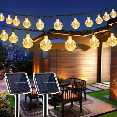 China AC LED Curtain Light Led Bubble Ball String Lights Solar Christmas Daytime Camping Outdoor Waterproof Garden Decoration Ball Lights String Lights for sale