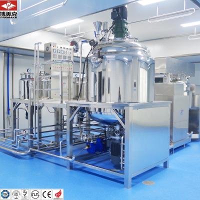 China Cosmetic Cream Production Equipment Manufacturer Supply High Quality Vacuum Emulsifier Mixer Homogenizer Machine for sale