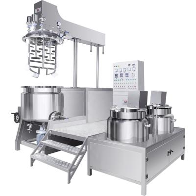 China Gz 200L PMK-A Hydraulic Bottom Vacuum Machine Cosmetic Lotion Cream Lifting Emulsifying Machine for sale