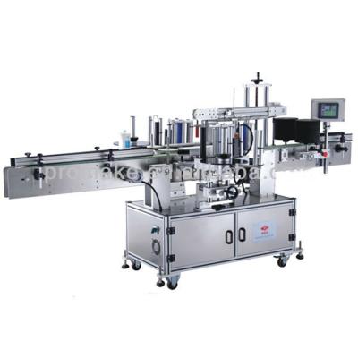 China XU Chemical Fully Automatic Double Sides Labeling Machine For Square Bottles Automatic Labeling Machine Price for sale