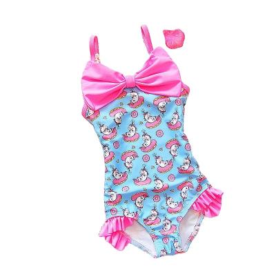 China 2021 Popular Design Breathable Lovely Summer Girls Kids Swimwear One Piece Cute Beach Outfit for sale