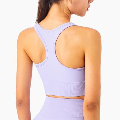 China Best Selling Breathable Yoga Wear Women Seamless Sports Bra Active Yoga Bra High Impact Support for sale