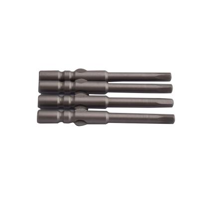 China 1/4 Inch/75mm Socket OEM Hexagon Screwdriver Set Screw Driver Bits S2 Chrome Molybdenum Steel Molybdenum Steel Bit for sale