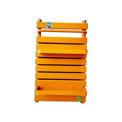 China New Design Drying Heater Tubular Wall-mount Electric Towel Rack Drying Orange for sale