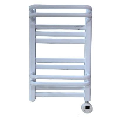 China Heater Modern Rustic 600*400mm Carbon Steel Wall Mount White Heater Towel Rack for sale