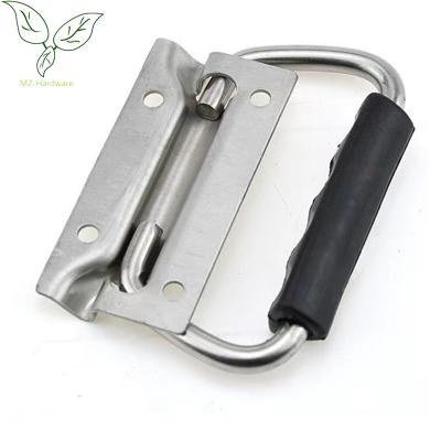 China Modern simple style stainless steel spring folding movable handle Stainless steel handle for industrial equipment for sale