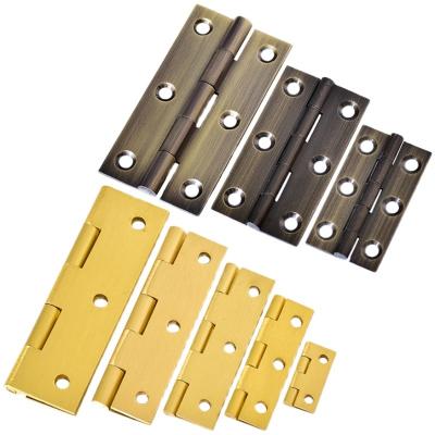 China Factory wholesale stainless steel butt hinge 4-inch 5-inch thickened bearing hinge Hardware folding door hinge for sale