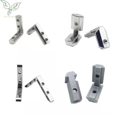 China L-type connector bracket Aluminum profile right angle Connector bracket Customizable connector bracket for sale