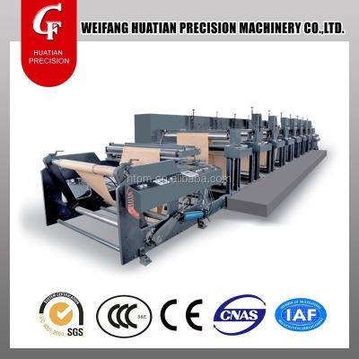 China Bill Printer CF850 6 Color Flexo Printing Machine Paper Cup Printing Machine / PVC OPP Flexo Letterpress for sale