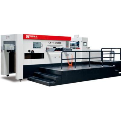 China CF1300E Printing Trays Leading Edge Automatic Paper Feed Die Cutting Machine for sale