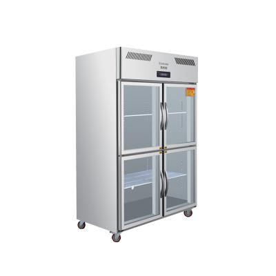 China Commercial Single-temperature Ventilation System Refrigerator For Beverages Clearly Show Canton Refrigerator Manufacturer Movable Scope In Freezer for sale