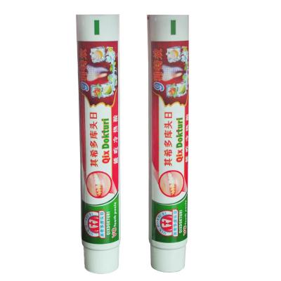 China Plastic Cosmetic Toothpaste Tube Aluminum Material Recyclable Cream Hand Tube Custom Biodegradable Anti Extrusion Cavity for sale