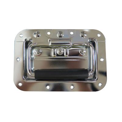 China China Factory Supplier Classic Middle Spring Steel Recessed Handle With Padded Handle Case Chest Box for sale