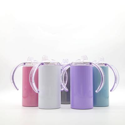 China Wholesale Sublimation Viable Blanks Double Wall 304 Stainless Steel Baby Sippy Pacifier Cup for sale