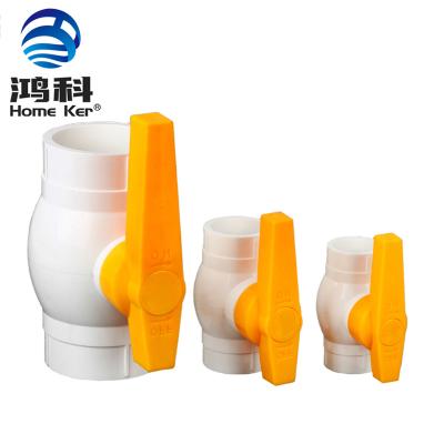 China General 2021 Hot Selling Customizable Newest Customizable White Plastic Ball Valve PVC UPVC Ball Valve NEW for sale