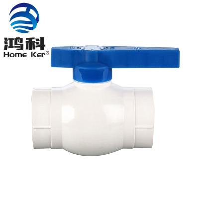 China New General Hot Selling Ball Valve Free Sample PP Material Plastic Handle UPVC/PVC Plastic Ball Valve for sale