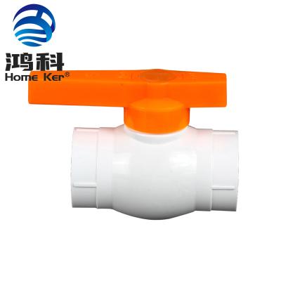 China General China Suppliers New PP Hot Selling Ball Valve Plastic Handle UPVC/PVC Material Plastic Ball Valve for sale