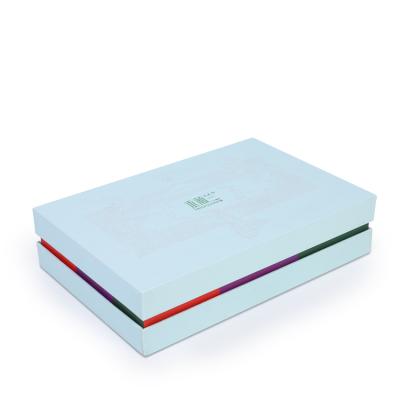 China 2021 New Arrival Recycled Materials Customized LOGO Printing Removable Lid Gift Box Packaging for sale