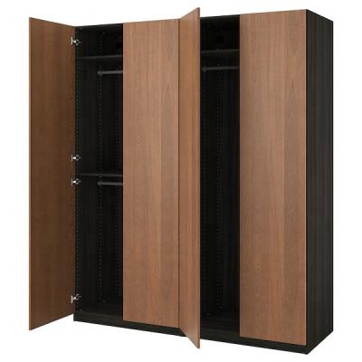 China NEW DESIGN PB Adjustable Melamine Wooden Wardrobe Closet Cheap MDF Wardrobe Closet (Size) for sale