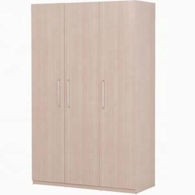 China Three-Door (Size)Adjustable Three-Door Style Wardrobe Closet Fabric Storage Bedroom Furniture European Factory Price Wardrobe for sale