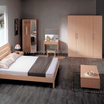 China Factory direct modern wood material particle board bedroom furniture wardrobe Te koop