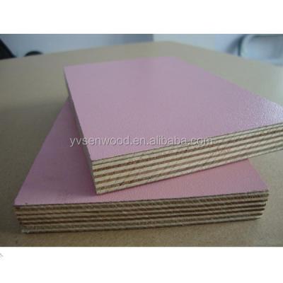 China Indoor all melamine colors faced plywood veneer plywood Te koop