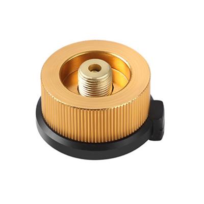 China Outdoor Camping Rise Split Type Oven Connector Cartridge Butane Gas Adapter Gas Stove Conversion Adapter Tank for sale