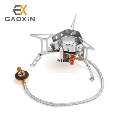 China Automatic Type Gas Cooker Picnic Cooker Butane Gas Burner Travel Camping Mini Gas Stove Portable Folding Outdoor Accessories for sale