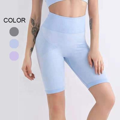 China Seamless Yoga Shorts Breathable Gaiters High Waist Shape Sportswear Fitness Gym Sports Wear for sale