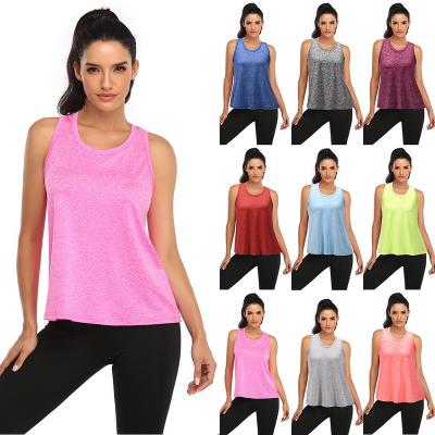 China Antibacterial Fashion Vest Yoga Mesh Vest Sportswear Sexy Best Selling Female Sexy Vest for sale